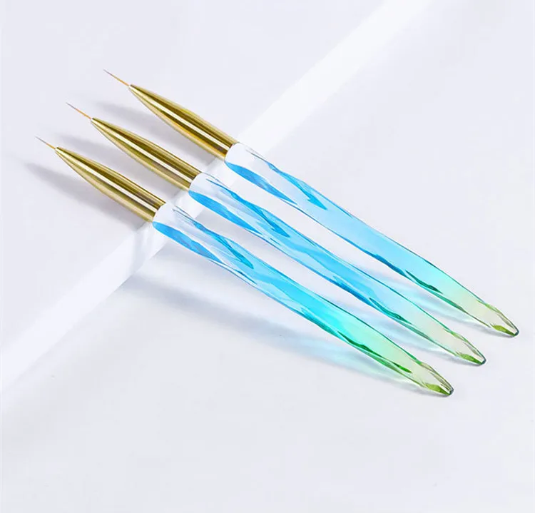 

2021 Professional Nail Art Liner Brush Gel Painting Nail Brushes Striping Brushes, Accept customized