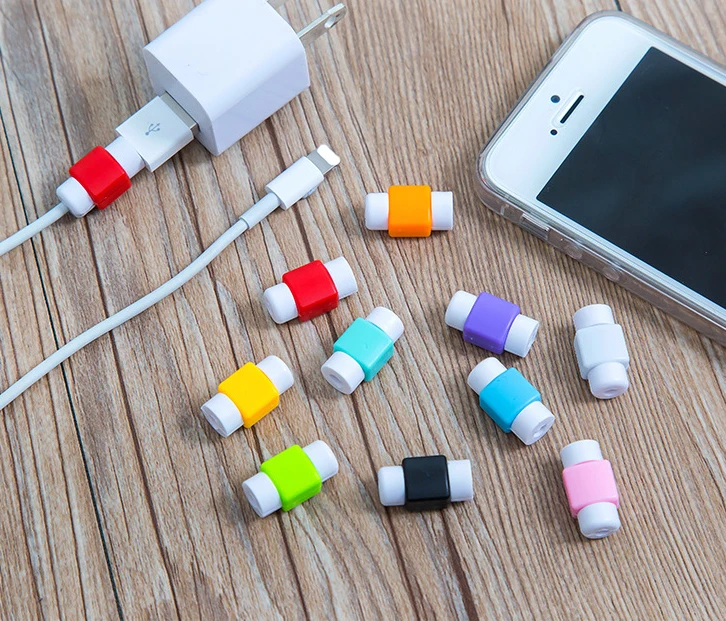 

for iPhone Cable Silicone Protector USB Cable Protector, 10 colors