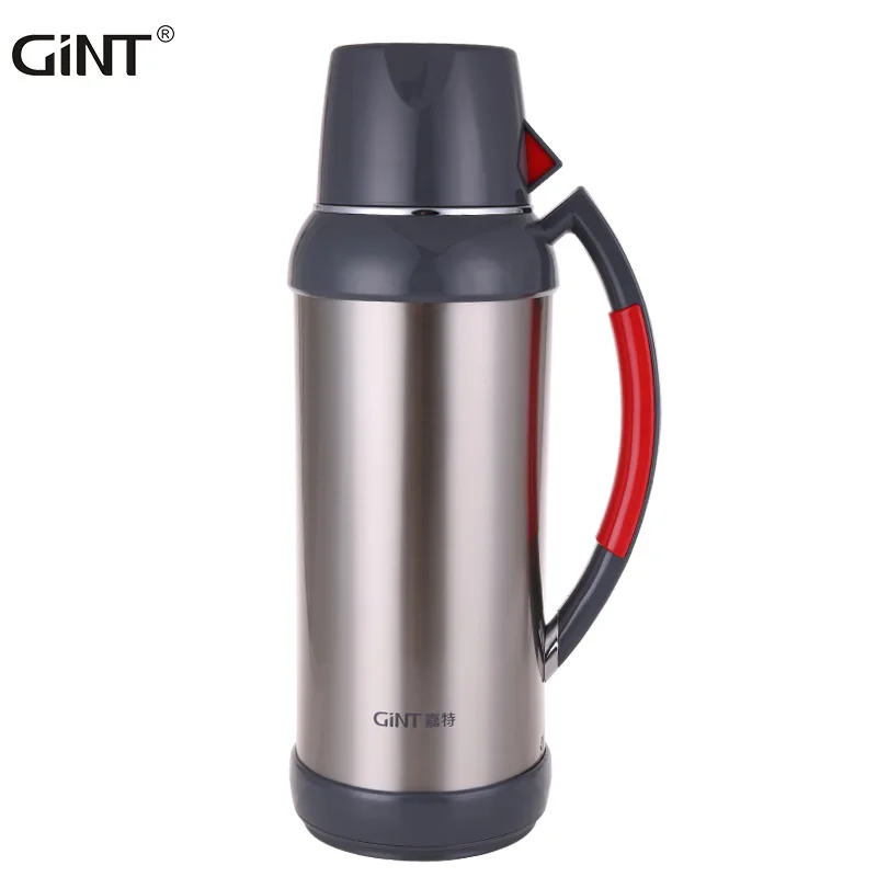 

GiNT 2L Amazon Hot Sale Insulated Vacuum Flask Home Restaurant Office Use Hot Water Thermal Bottle with Handle, Customized colors acceptable