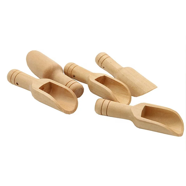 Natural Wooden Spoon Creative Tea and Seasoning Wood Spoons