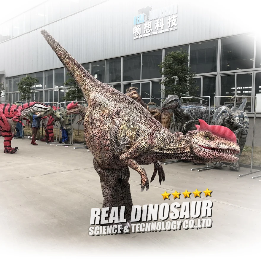 

Professional Dinosaur Costume Animatronic Dinosaur Costume For Sale, Simulation color or depend on customer requirement