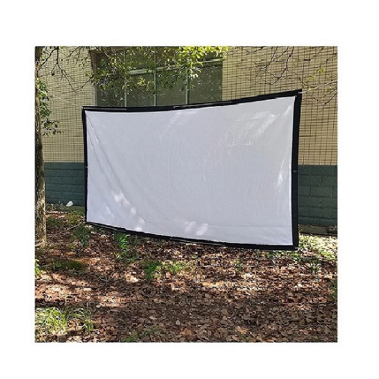 

Wholesale High Quality Wall Projection Screen White  Wall Mounted Projector Screen