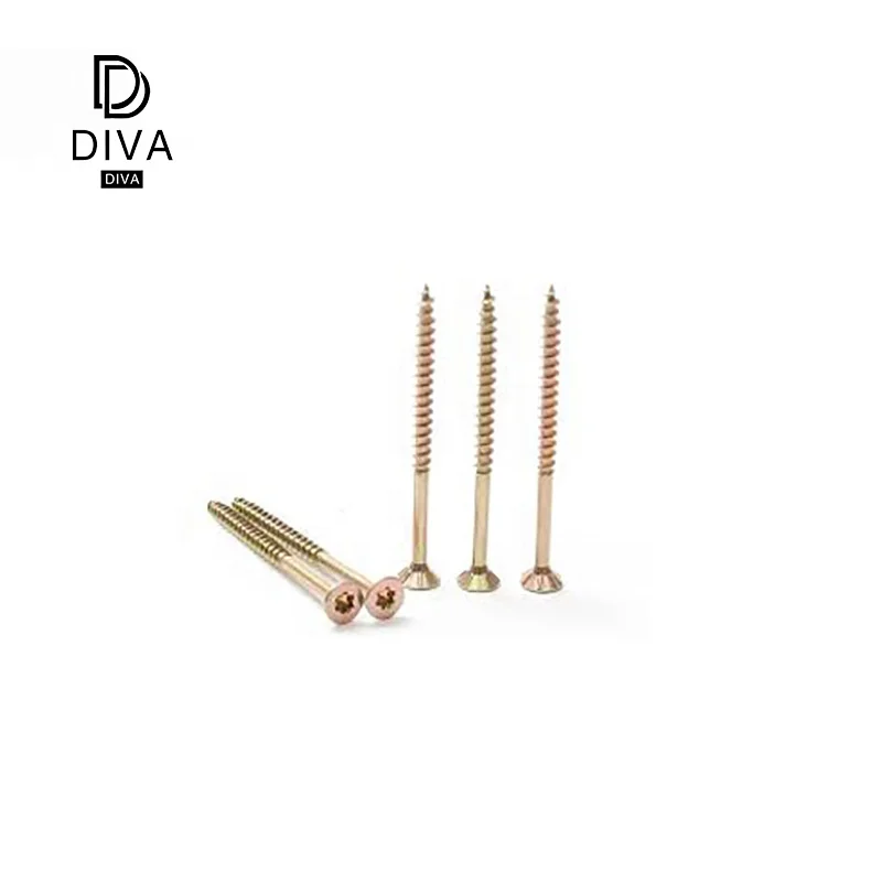 
Hot Selling Size Stainless Torx Drive Double Countersunk Head Dacromet Chipboard Screw 