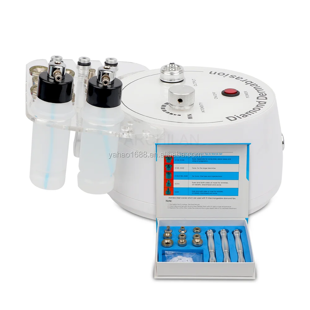 

2020 new dermabrasion skin peeling 2 in 1 microdermabrasion machine