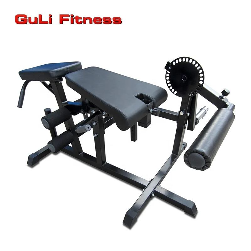 

Multi-Functional Leg Training Foldable Machine Seated Leg Curl Extension Machine Adjustable Angle And Loaded Weight Plate, Black or customized