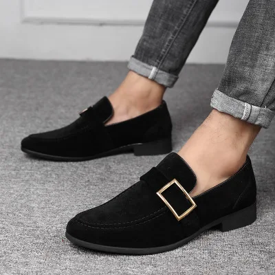 

A034 New Leather Shoes Men Flats Oxfords Shoes Man's Design Loafers Casual Slip On Soft Leather Sneakers Men Driving Shoe, Black brown yellow