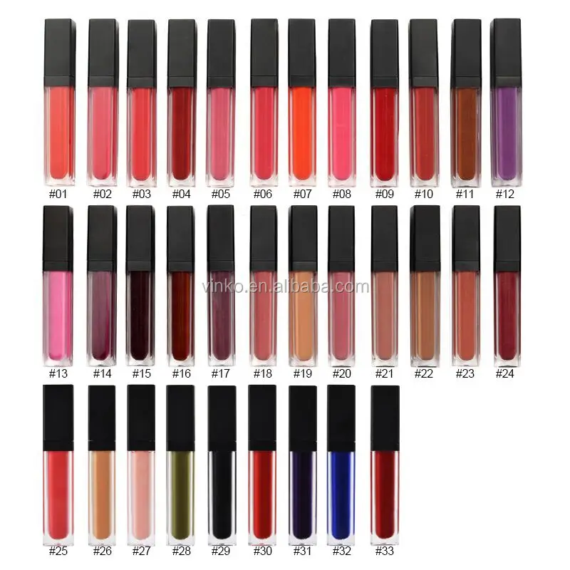 Long Lasting Matte Liquid Lipstick Waterproof Lip Gloss Private Label Lip Stick