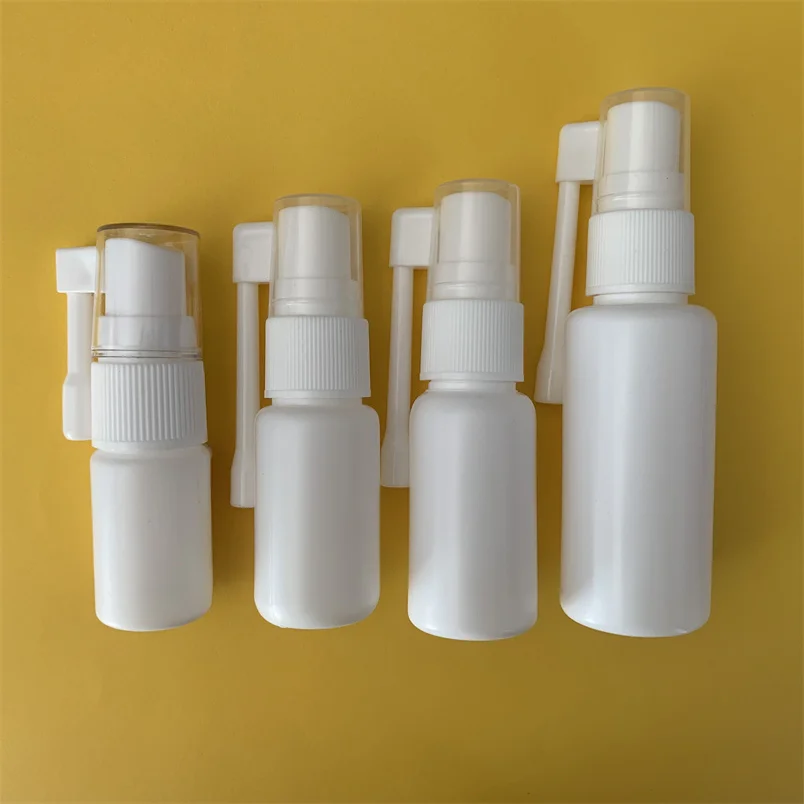 

BPA Free 10ml 20ml 30ml 50ml 60ml PET HDPE Medical Oral Throat Spray Bottle with Long Nozzle