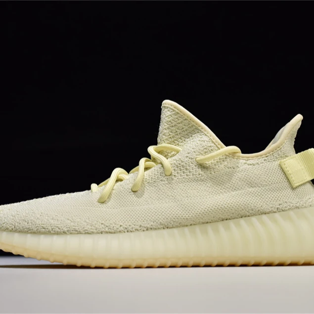 

Branded 1:1 Quality Women Yezzy Bost Cream Yellow 350 V2 Butter Fashion Sneakers Yezy Casual Shoes With Large Size Us 13