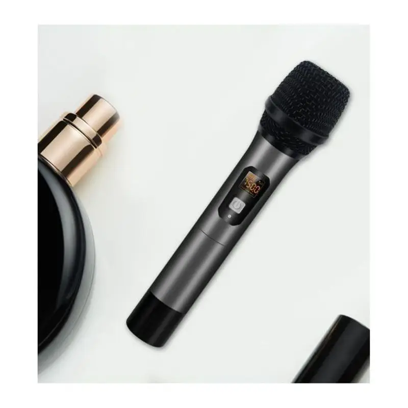 

UHF Dual Wireless Microphone Singing Handheld Microphone