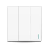 White 3 gang switch light switch protector child safety home security light switch