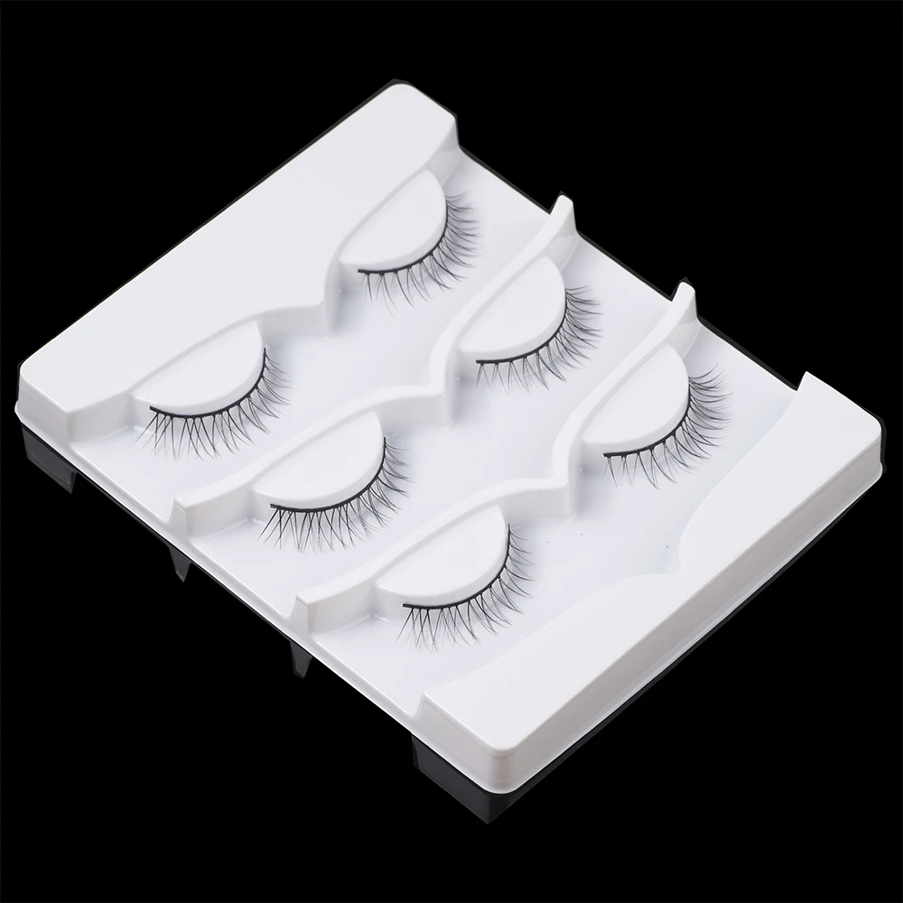 

FX-S77 Buenas 3 Pairs False Eyelashes New Arrived Short Eyelashes Extensions Winged Tapered Hotsell New Lash