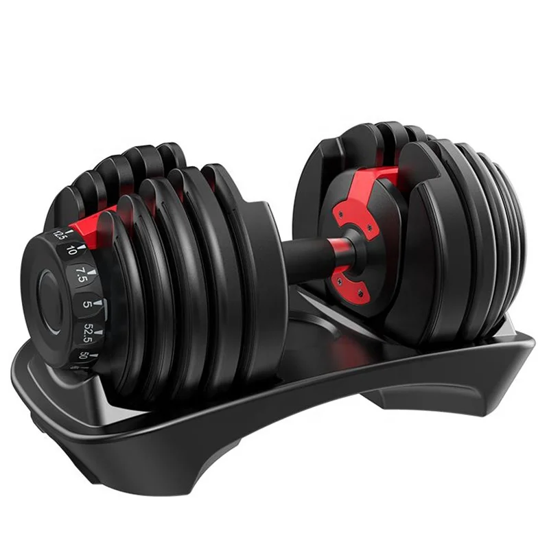 

SD-8067 In stock Pro fitness gym equipment tech-552 dialed adjustable dumbbell weights set with quick lock system