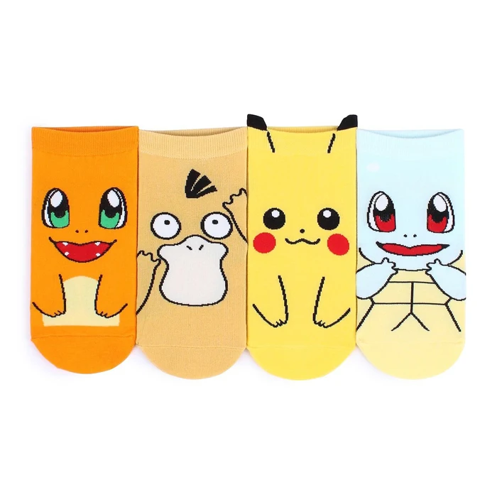 

Funny Calcetines Meias Character Cute Cartoon Low Cut Ankle Socks Women Anime Cotton Kawaii Pikachu Novelty Boat Fashion Socks