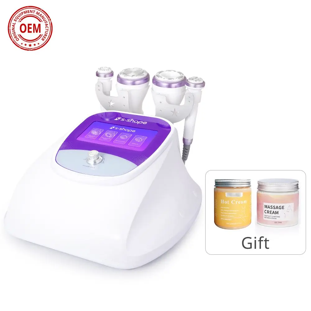 

System 3D RF Professional Spa Device Fast Shipping & Result 30K Cavitation Ultrasound New Facial and Body Slimming 5 MHZ 30K HZ