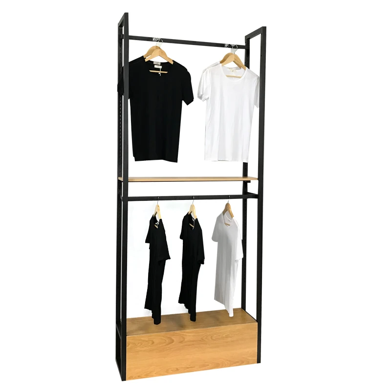 Modern Furniture Garment Display Rack Metal Hanging Stand Rack Retail Clothing Shops Display