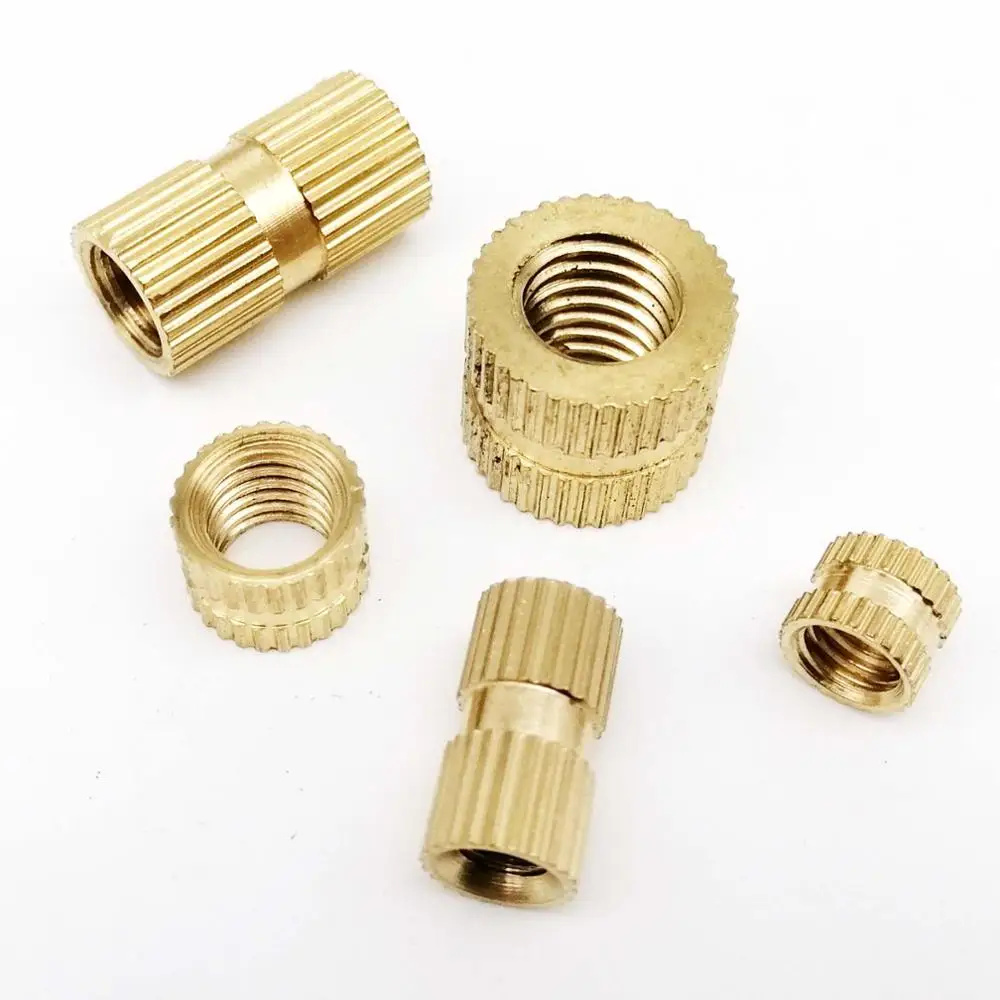 Copper Insert Custom All Sizes Wholesale Copper Insert M2.5 M5 M12 Brass Insert Nut ...