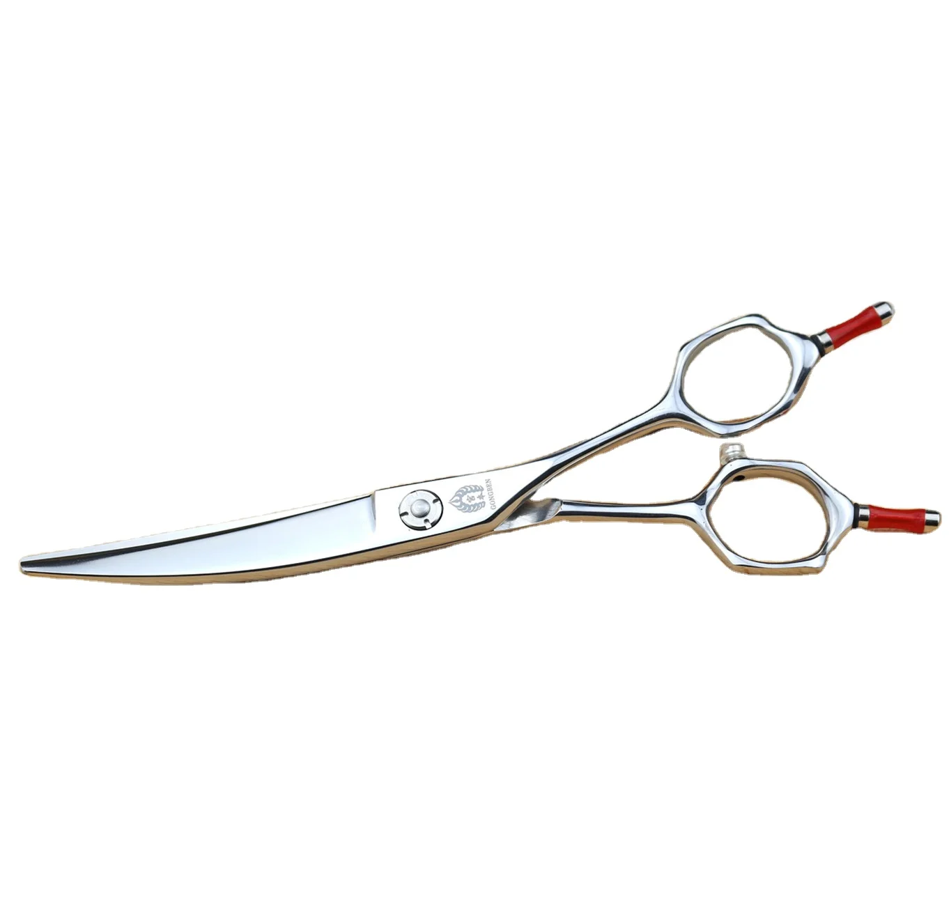 

Marigold multipurpose quality handmade utility unique Japan 440c hair curved sharp barber scissors, Silver or other color you wanted