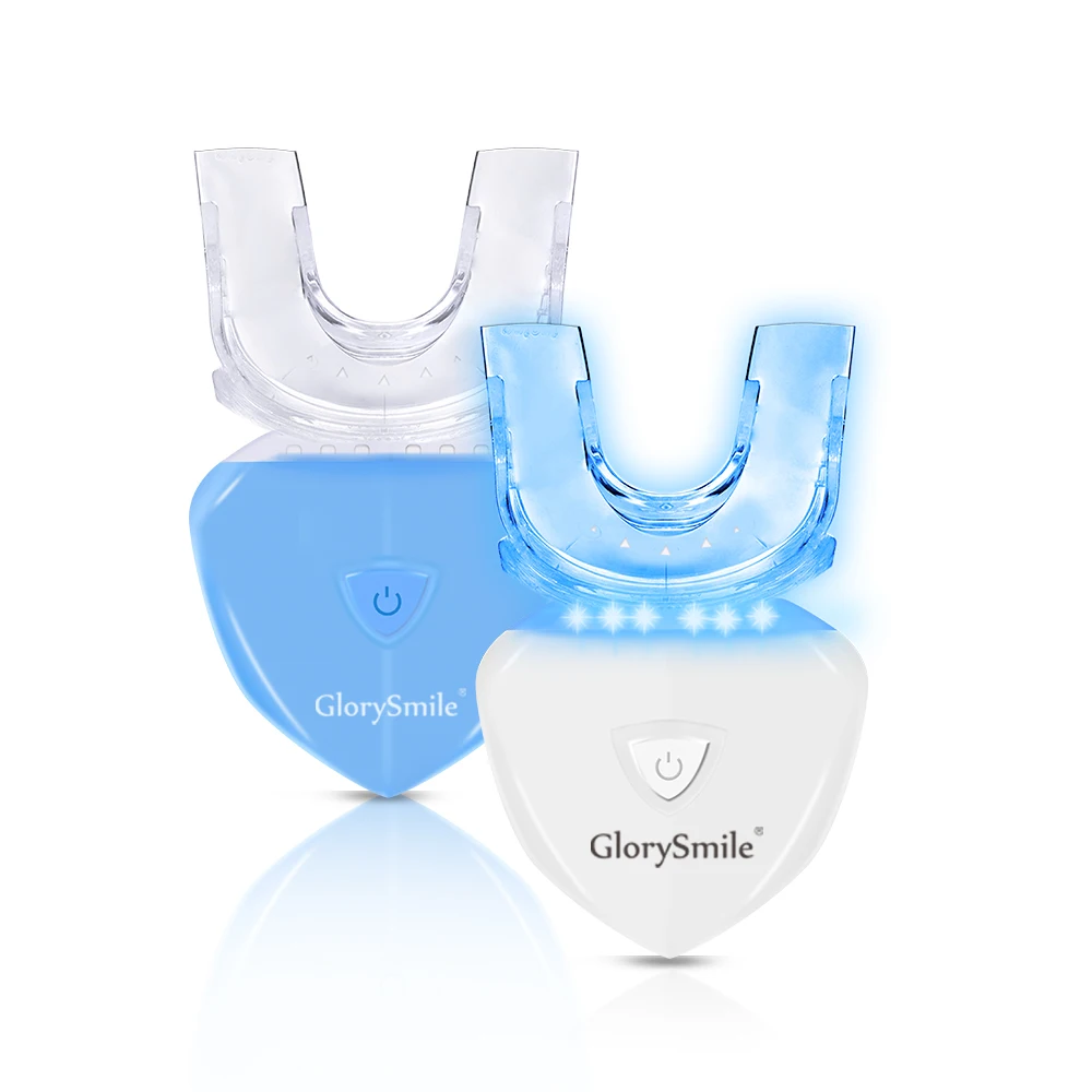 

Glorysmile professional home used 6led 10minutes timer teeth whitening led light with private logo on box