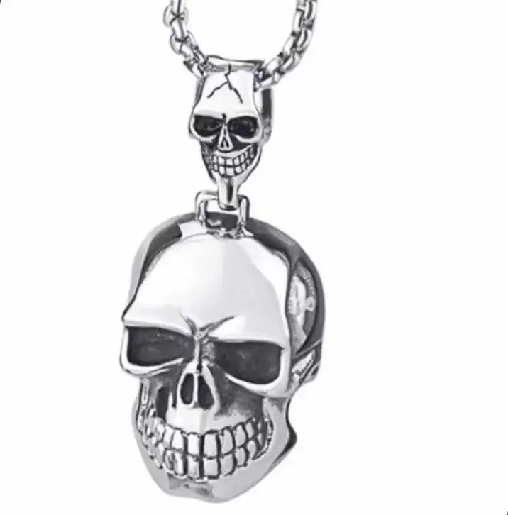 

Stainless steel die casting skull personality punk men's Pendant Jewelry