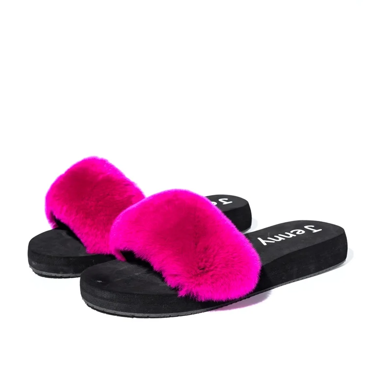 

New Plush Slippers Fashion Women's Flat Shoes Multicolor Outdoor Slippers, 6 colors