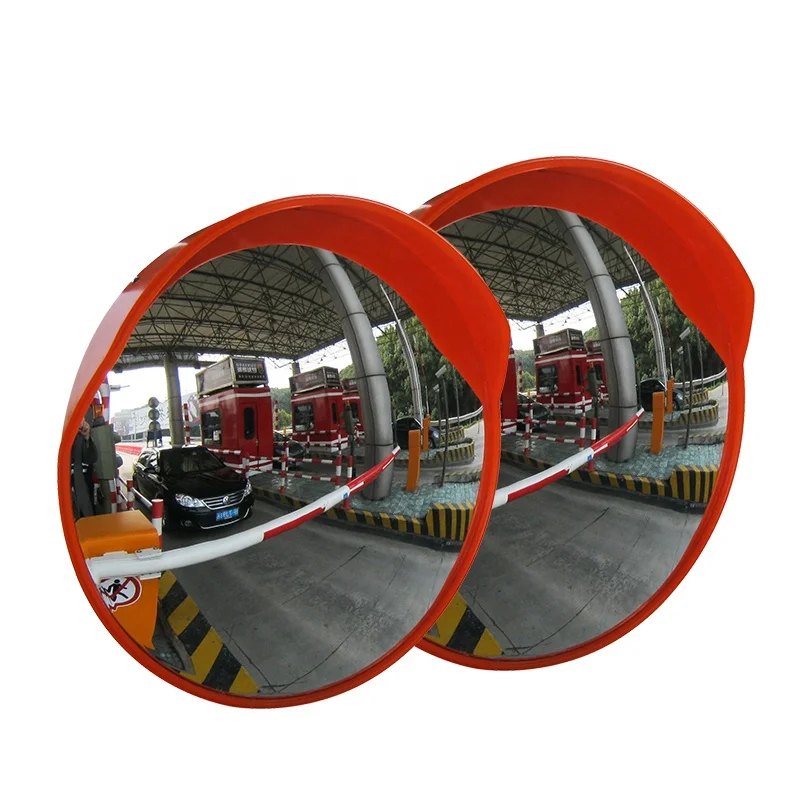 
Road safety wide angle convex mirror 