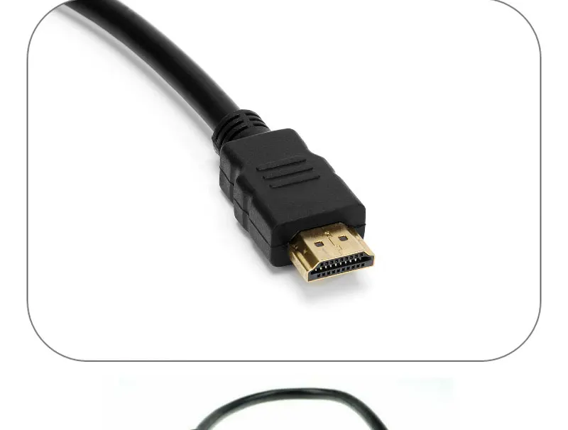 HDMI Male to 2x HDMI Double Female Y Splitter Adapter Cable Lead HD TV 32.5CM - ANKUX.COM