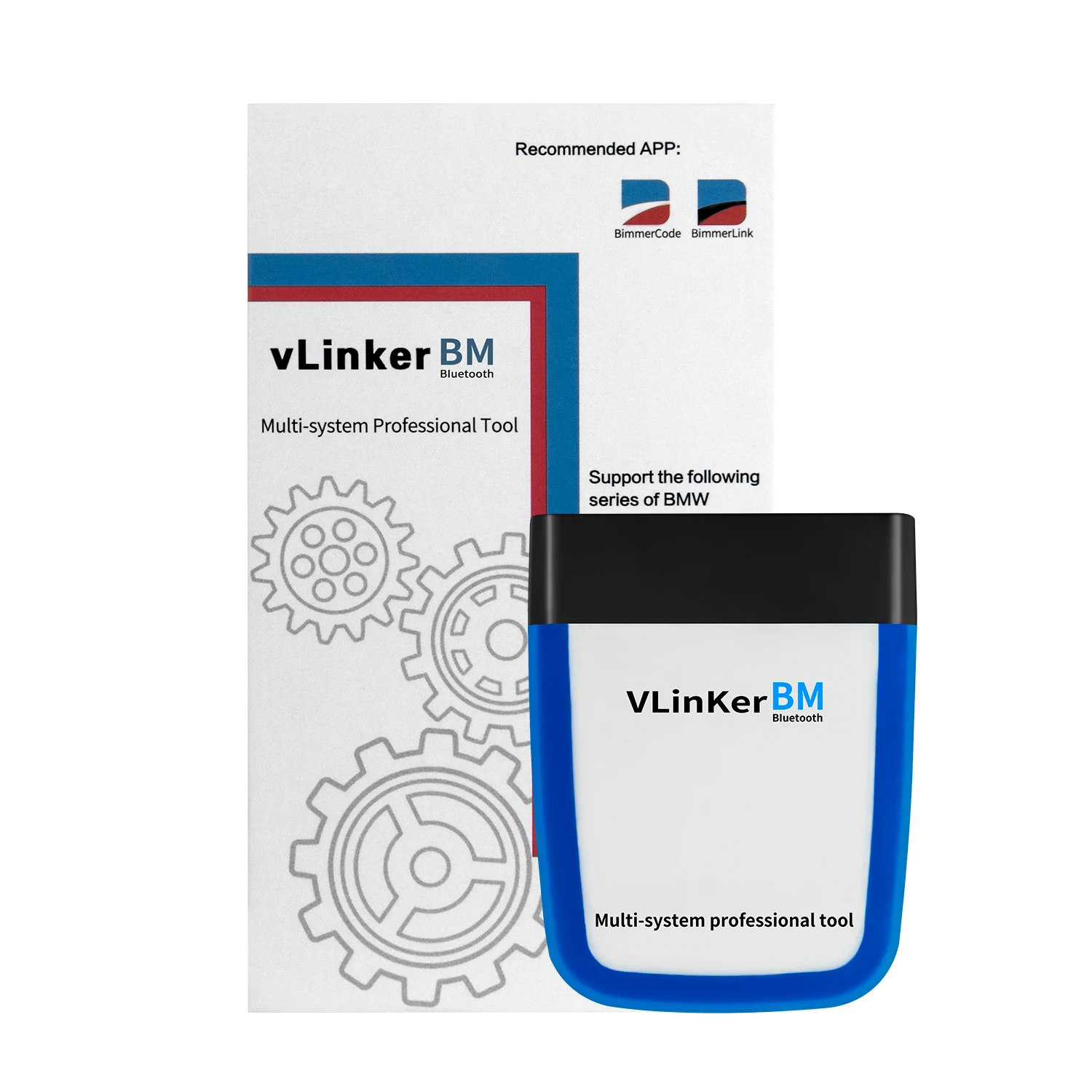 

OBD2 Vgate vLinker BM BT3.0 ELM327 Scanner OBD 2 Car Diagnostic Auto Automotive Tools Bimmercode BT-Compatible For BMW