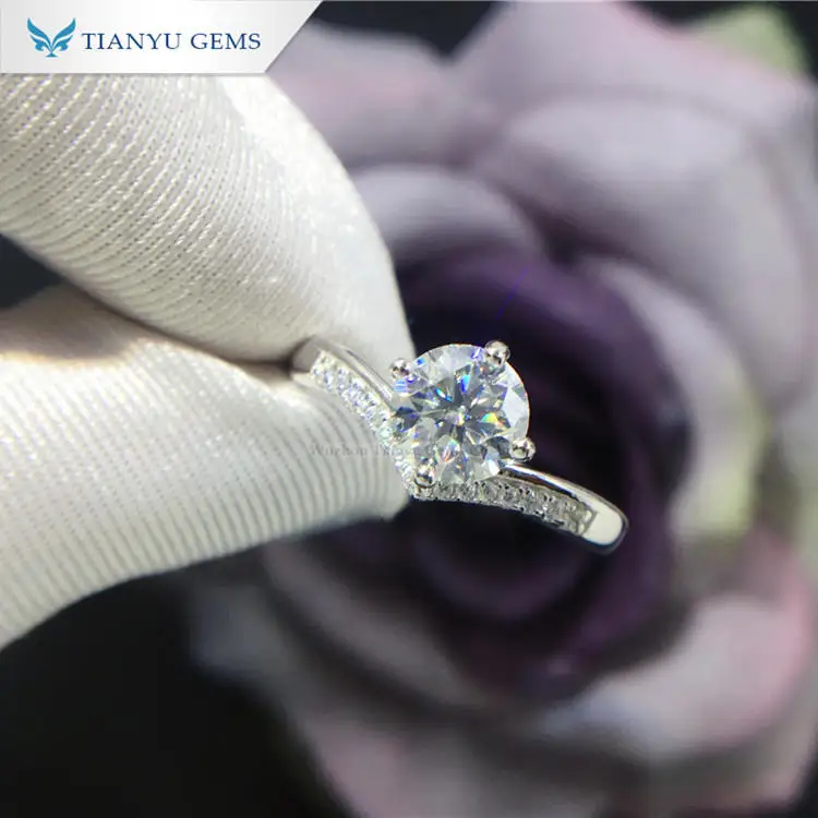 Tianyu jewelry 1.5ct moissanit