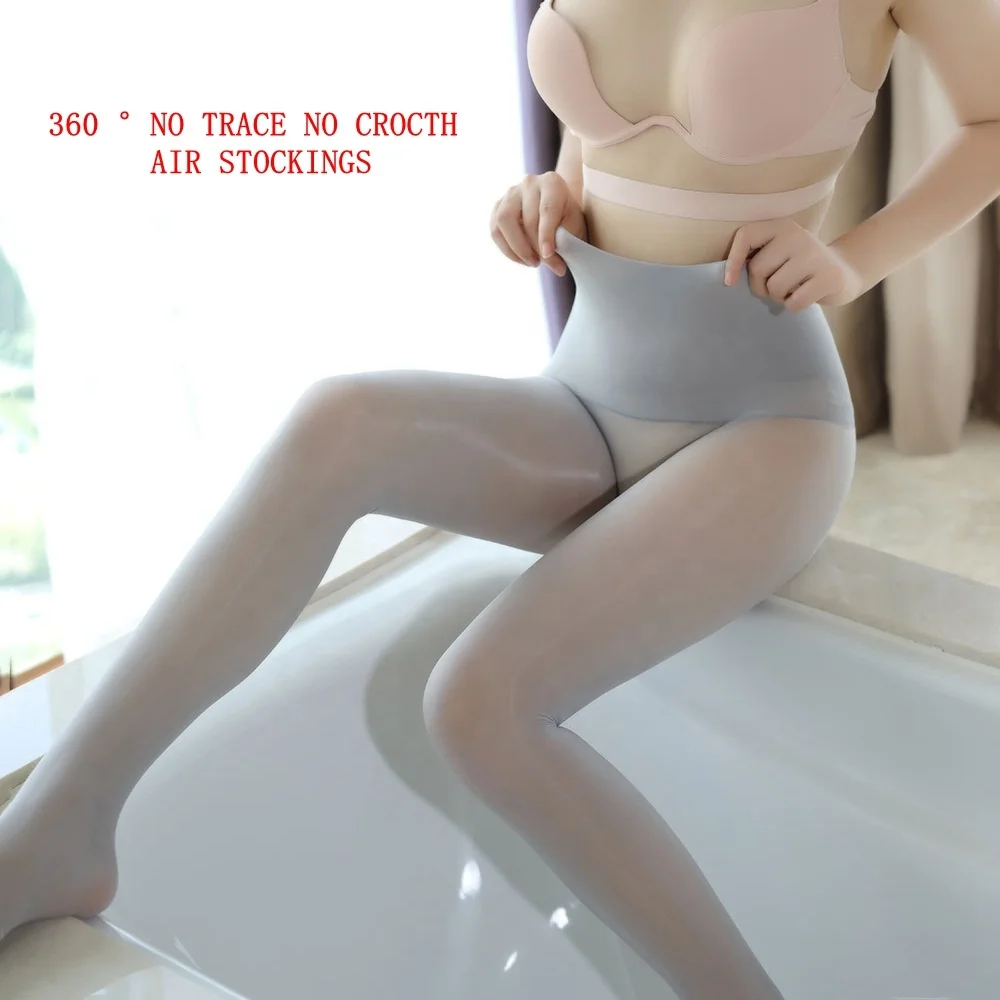 

360-degree seamless oily stockings high waist oily sexy hip buttocks skinny socks 8D ultra-thin flash pantyhose