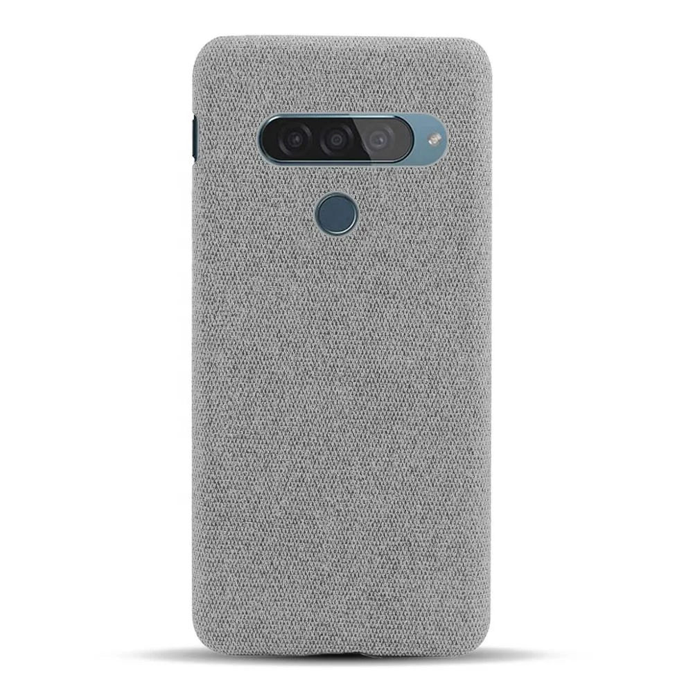 

Hundreds of Models New Soft PC Back Cover Canvas PU Phone Case For LG G8S, 5 colors