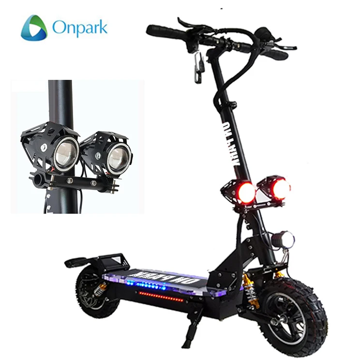

11 inch big wheel 2 motors most powerful adult electric scooter with seat