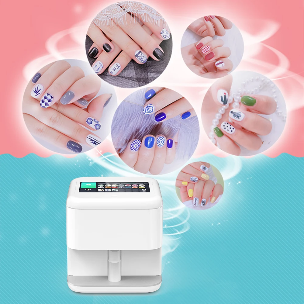 

3D Inkjet Nail Art Printer Smart Automatic Digital Nails Printing Machine Nailprinter Imprimante Ongle Manicure Accessories Kit