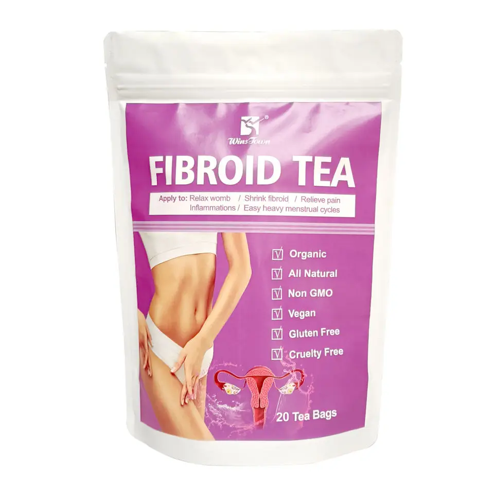 

Fibroid Tea Organic Healthy Natural Women Brown sugar rose supplement Ginseng Cleanse Green Female boost immunity Uterine Tea