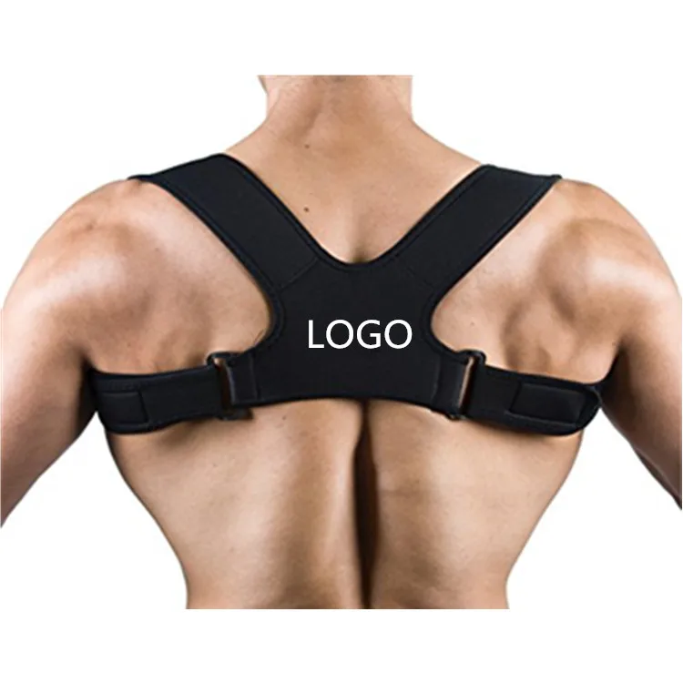 

Neoprene Clavicle back corrector Back support Posture Corrector, Black or as yours