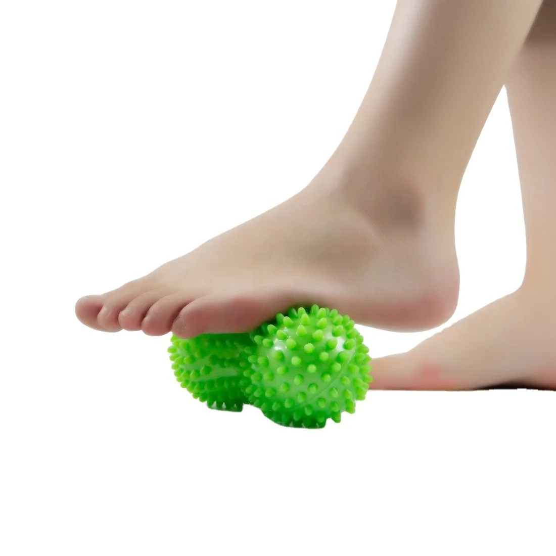 

TY Peanut PVC Yoga Supplies with Thorns Workout Massage Peanut Hand Ball Yoga Fitness Ball Inflated Air Bag Peanut Ball, Customized color