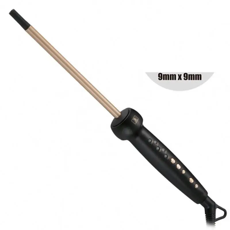

Professional classic deep wave ceramic hair curler automatically tulip design rotating hair curling device, Black