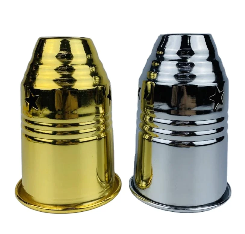 

Design Golden Silver Hookah Wind Cover for Shisha Head