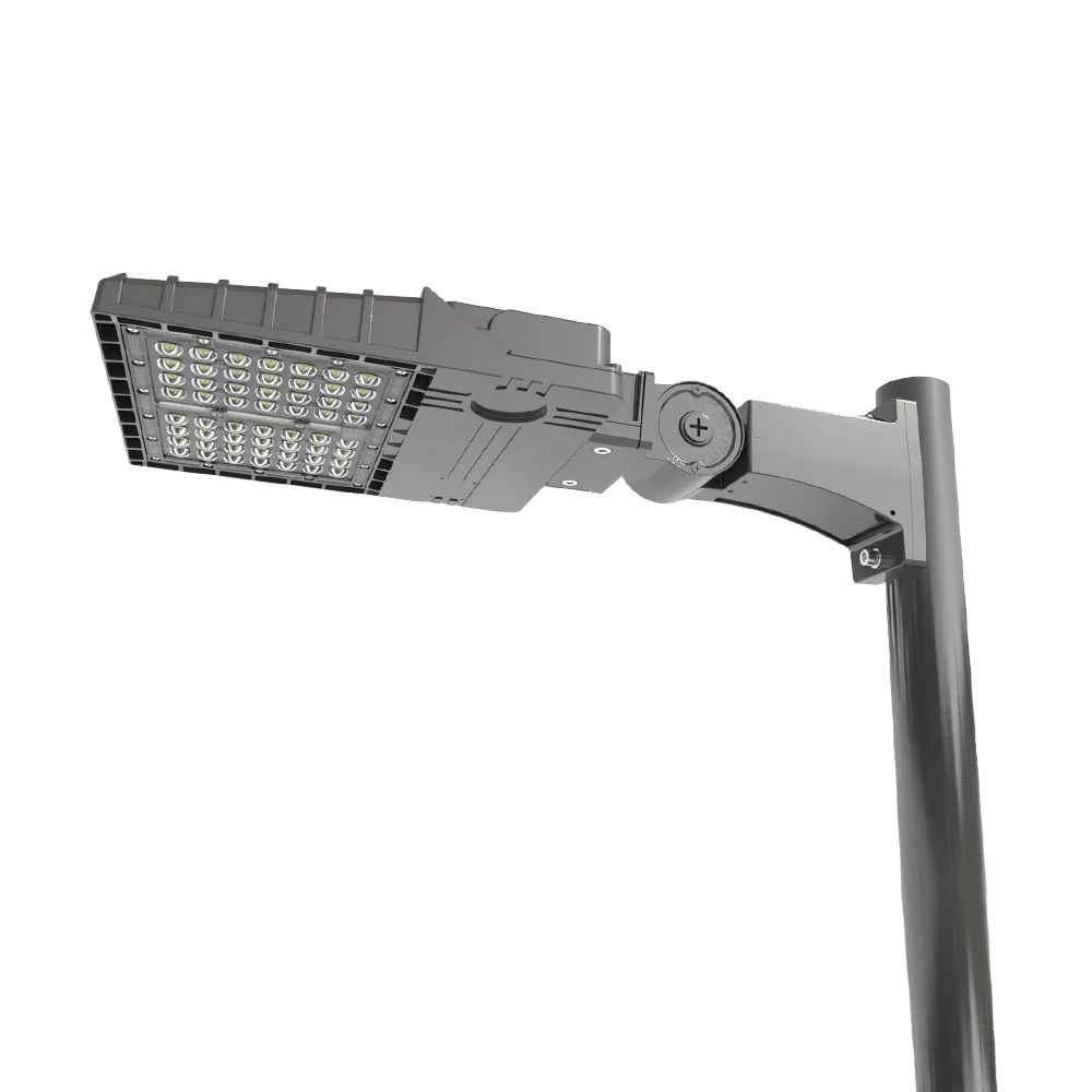 

US Warehouse DLC Listed IP66 Waterproof 150W Outdoor Shoebox Commercial LED Parking Lot Light Area Street Lights