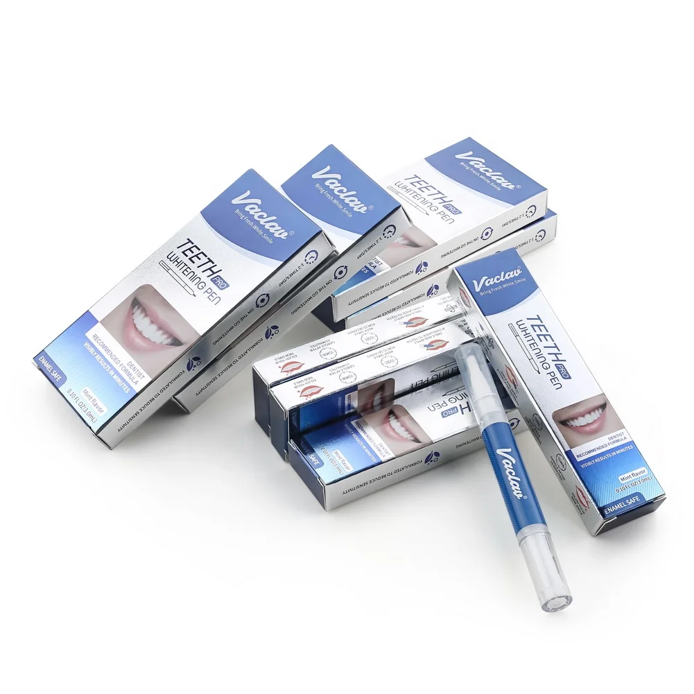 

CE Approved Fast Whitening Result 100% Effective Non Peroxide Gel Teeth Whitening Gel Bleaching Pen, Blue