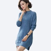 

ladies Knitted Jumper Women long Cashmere Wool Pullover Sweaters