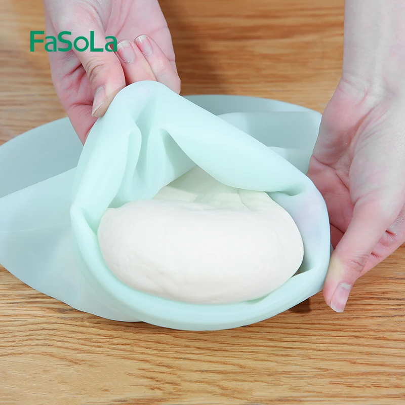 

FaSoLa Dough kneading bag(3L) Non Toxic Cooking Tool Silicone Bakeware Flour-mixing Bag Silicone Kneading Dough Bag