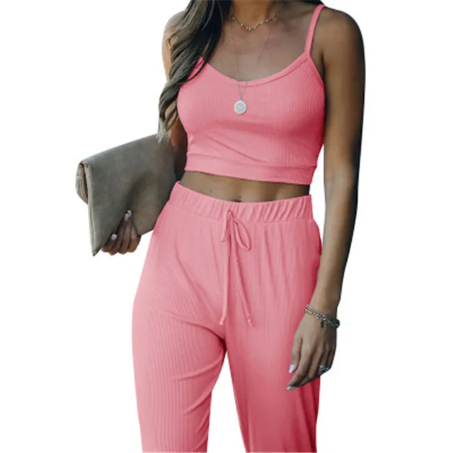 

Summer women's Condole belt clothes yoga style casual fashion suit, 9 color