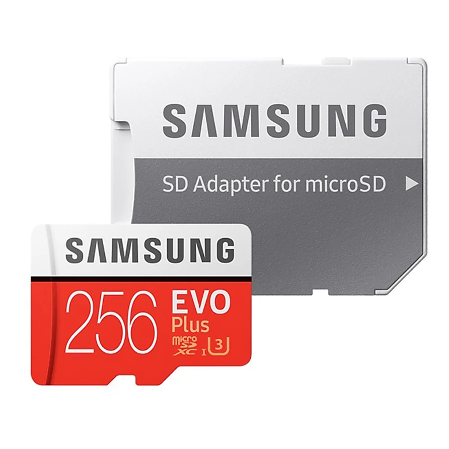 

Samsung Wholesale 100% Original 256gb Microsd Flash Memory Cards Evo Plus 256gb Class 10 Uhs-3 Mini Sd Kort Memory Card Sd