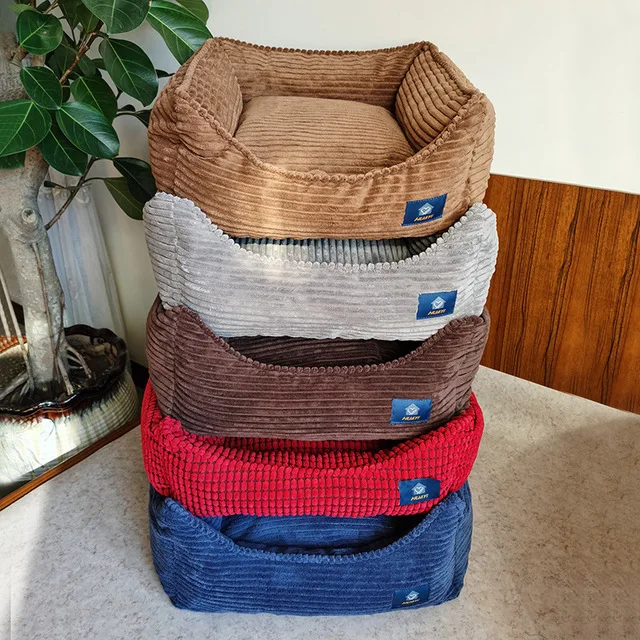 

Wholesale New Style Rectangle Pet Beds Soft Cheap Dog Bed