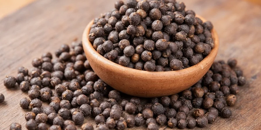 Cracked Peppercorns Closeup