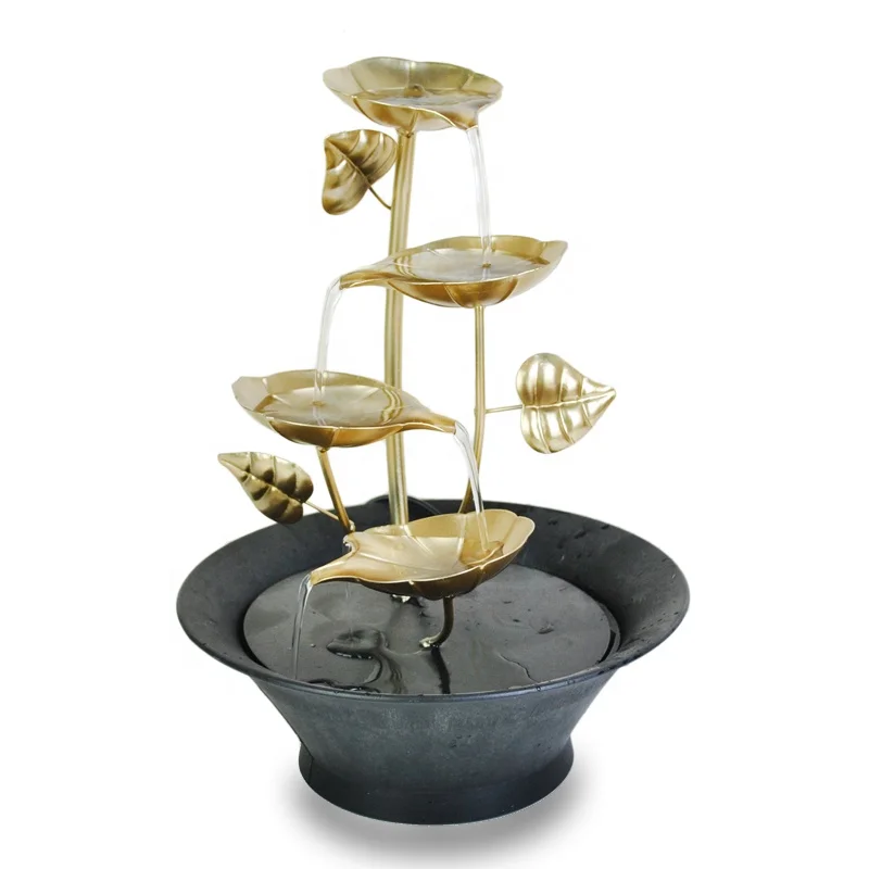 Indoor Stainless Steel Tabletop Decoration Metal Water Fountain Buy