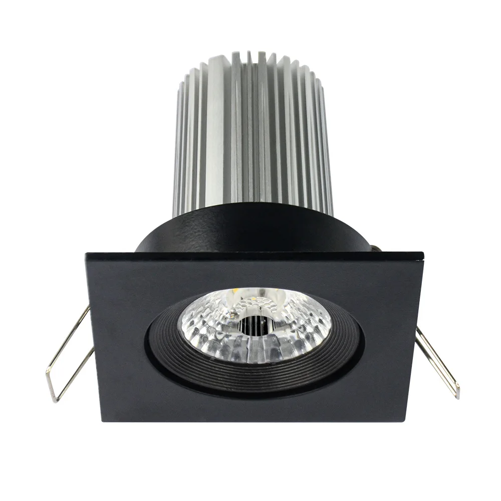 10w Dimmable Led Downlight Cob Lights Downlight Led Recessed Crystal