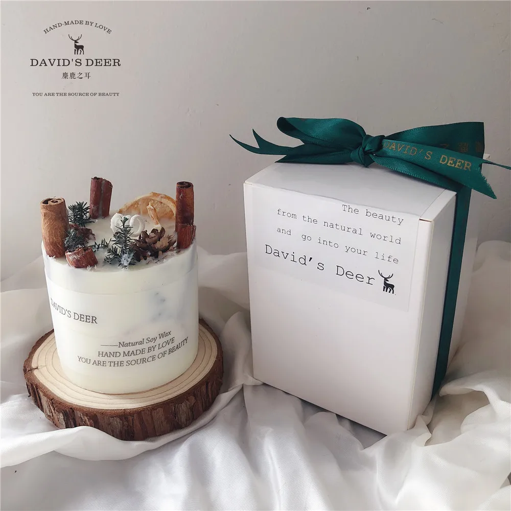 
botanical candles crafty soy wax scented candle flower candle gift box 