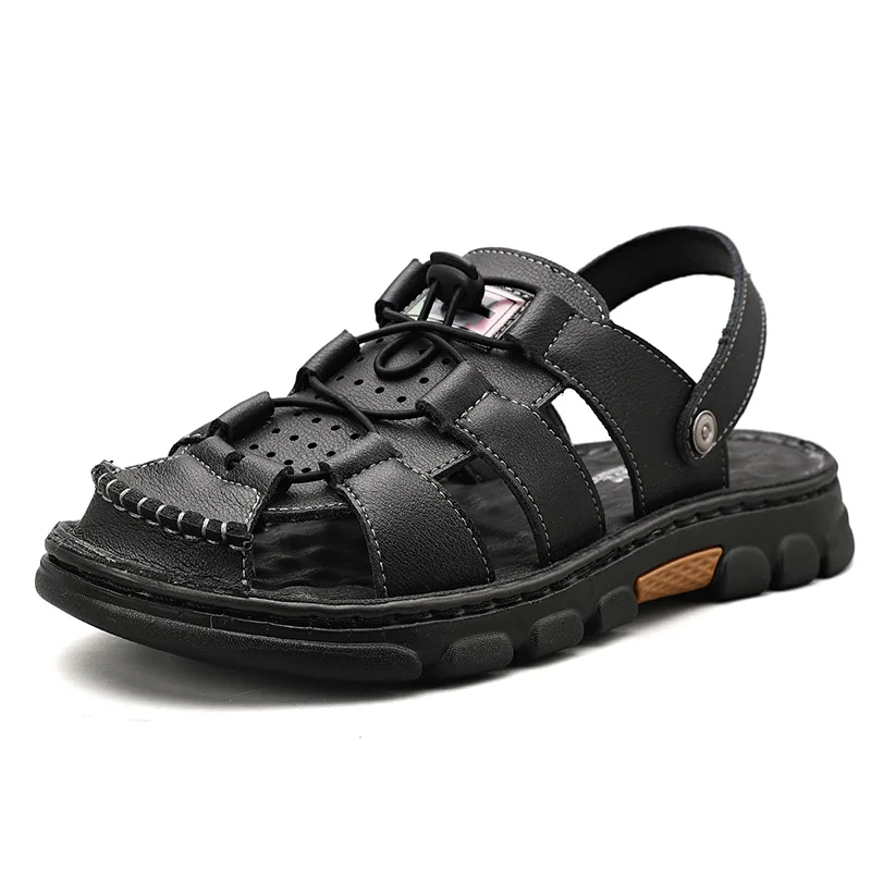 

man Wholesale Flat Popular fashion Sports Outdoor Beach sandals, 2 colors